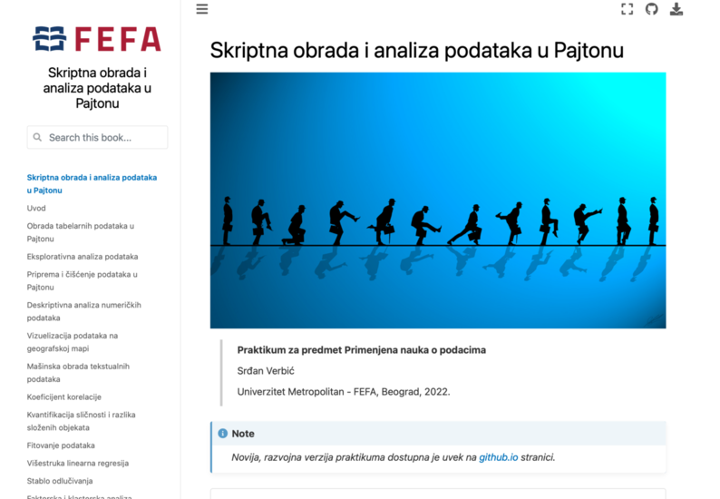 Skriptna obrada i analiza podataka u Pajtonu