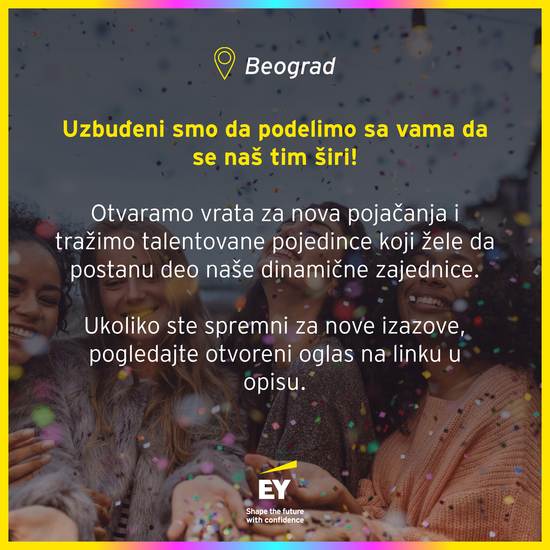 EY: Junior u odeljenju revizije