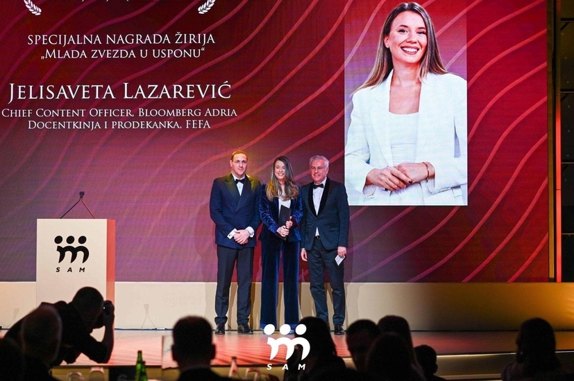 Jelisaveta Lazarević dobitnica SAM priznanja „Mlada zvezda u usponu“
