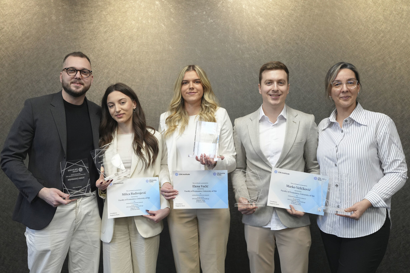 Prvi put na CFA RESEARCH CHALLENG-u: II mesto i nagrada za najbolju prezenterku