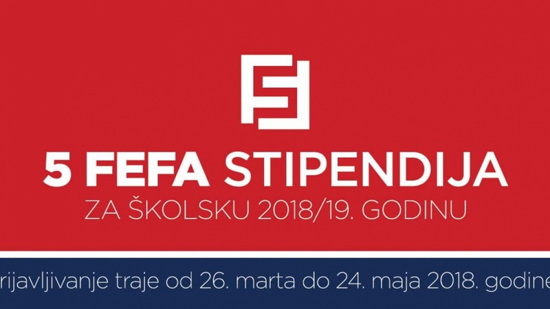 5 FEFA STIPENDIJA – Prijavi se do 24. maja!