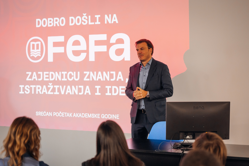 Svečani prijem nove generacije FEFA studenata: dobro došli