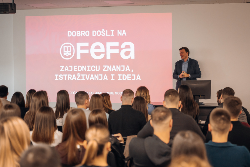 Svečani prijem nove generacije FEFA studenata: dobro došli