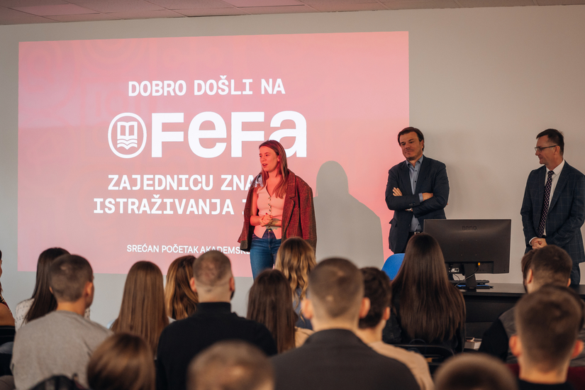 Svečani prijem nove generacije FEFA studenata: dobro došli