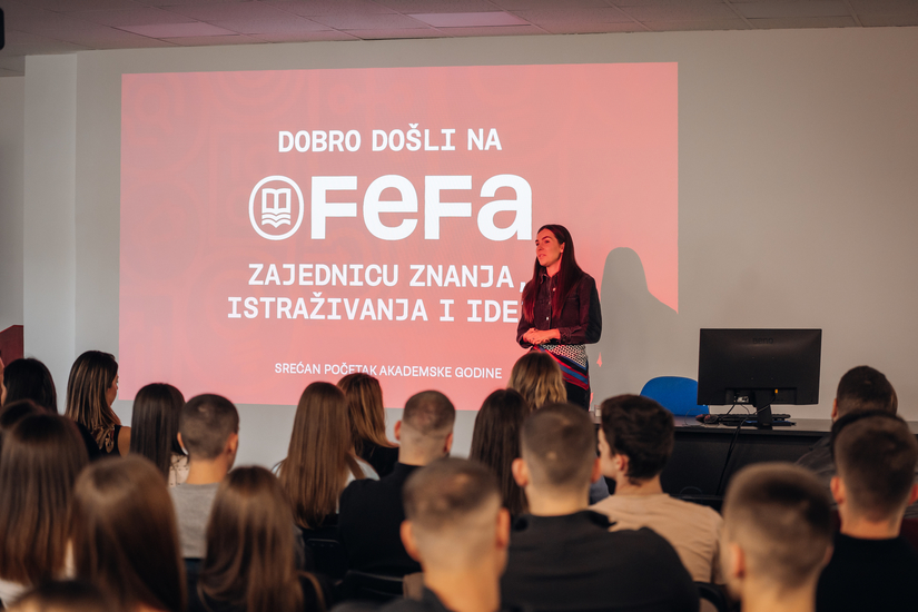 Svečani prijem nove generacije FEFA studenata: dobro došli