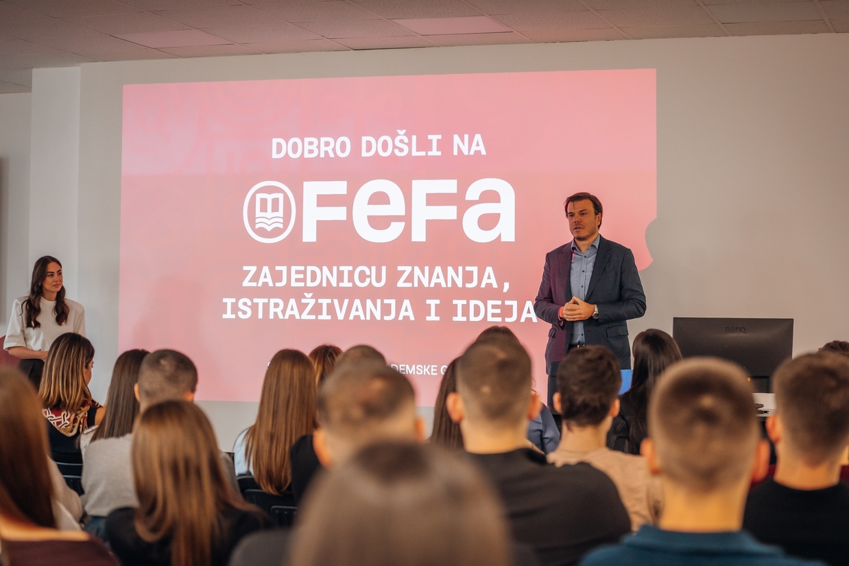 Svečani prijem nove generacije FEFA studenata: dobro došli