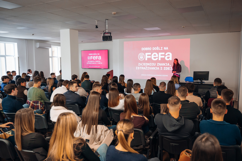 Svečani prijem nove generacije FEFA studenata: dobro došli